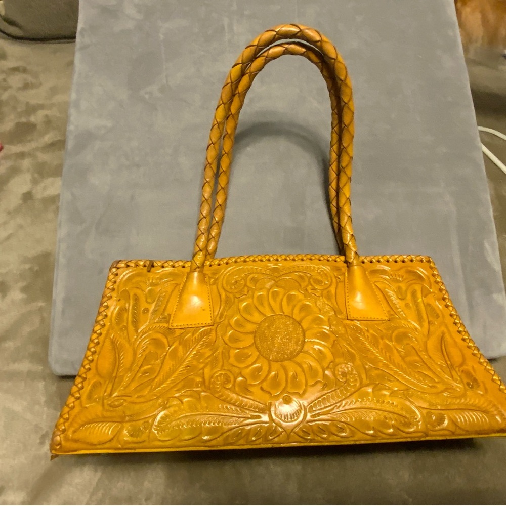 Alejandro Yeo Hand Tooled Leather Bag - Picture 2 of 16